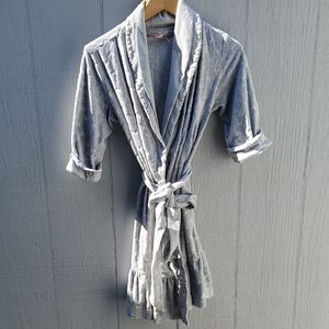 JUICY COUTURE Vintage Short Cotton Heart Bathrobe